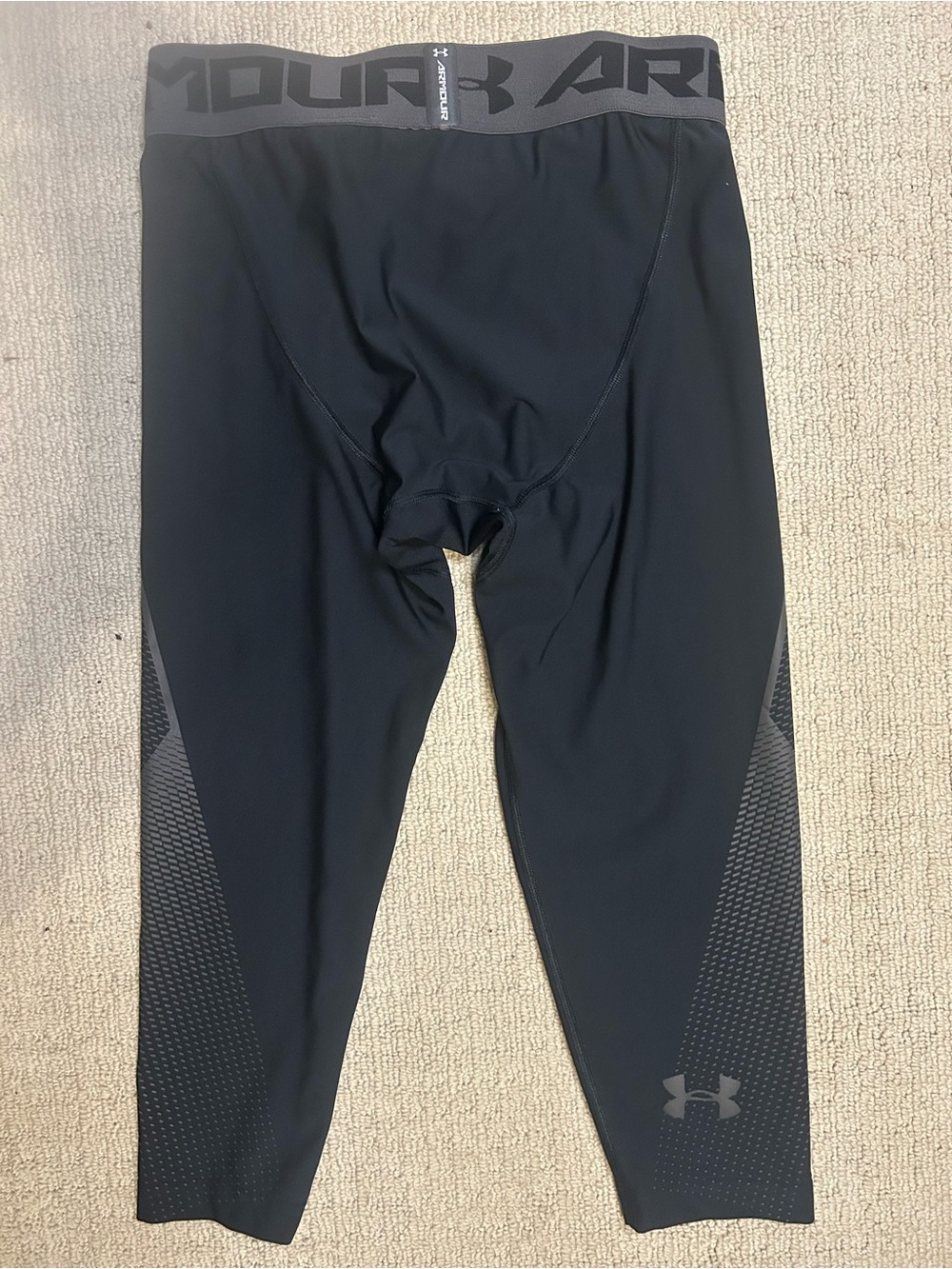 Under Armour Black Compression Leggings Large